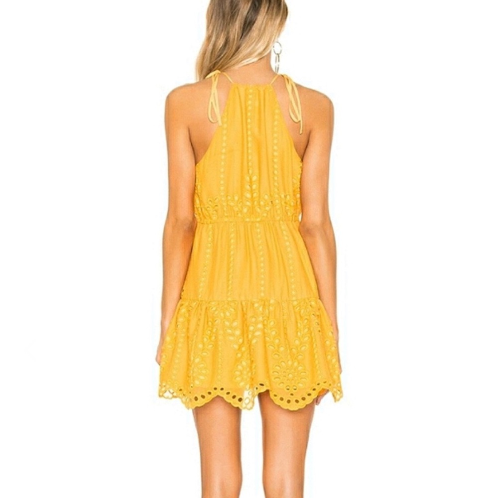 Lovers + Friends Evie Eyelet Lace Mini Dress Sz S - Picture 13 of 14